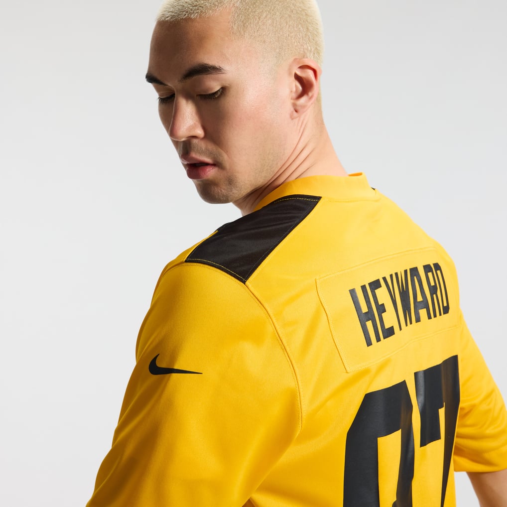Men's Pittsburgh Steelers Cameron Heyward Nike Gold Alternate 1933 Throwback Game Jersey - Image 11