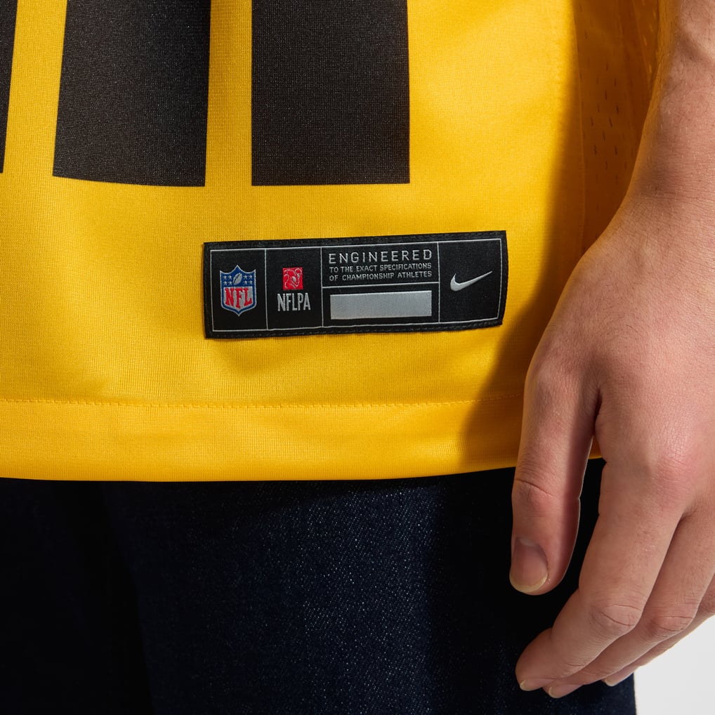 Men's Pittsburgh Steelers Cameron Heyward Nike Gold Alternate 1933 Throwback Game Jersey - Image 9