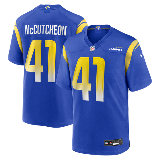 Men's Los Angeles Rams Cameron McCutcheon Nike Royal  Game Jersey - Image 1