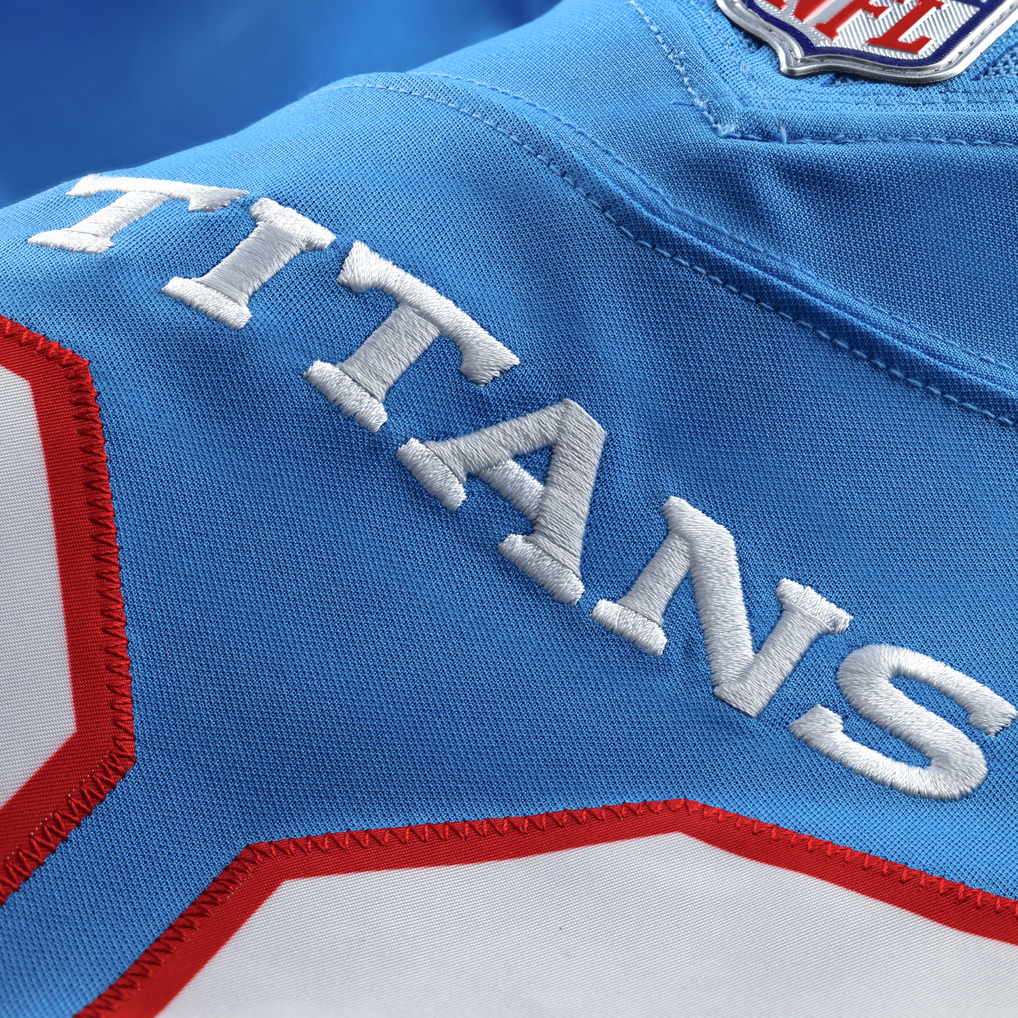 Men's Tennessee Titans Cameron Ward Nike Light Blue Team Vapor F.U.S.E. Stitched Limited Jersey - Image 12