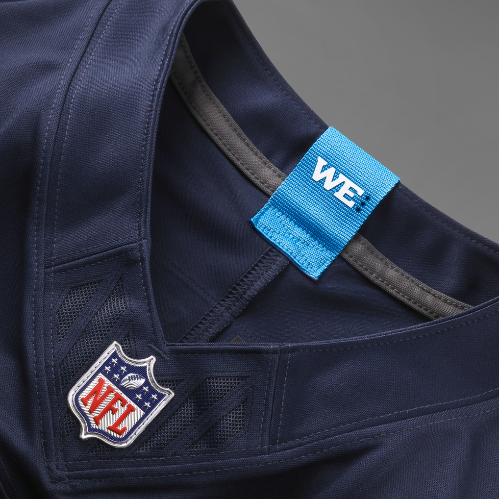 Men's Tennessee Titans Cameron Ward Nike Navy 2026 Rivalries Collection Stitched Limited Jersey - Image 8