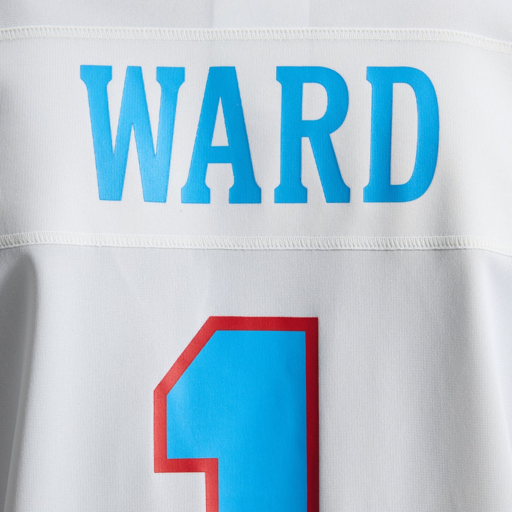 Men's Tennessee Titans Cameron Ward Nike White Game Jersey - Image 13