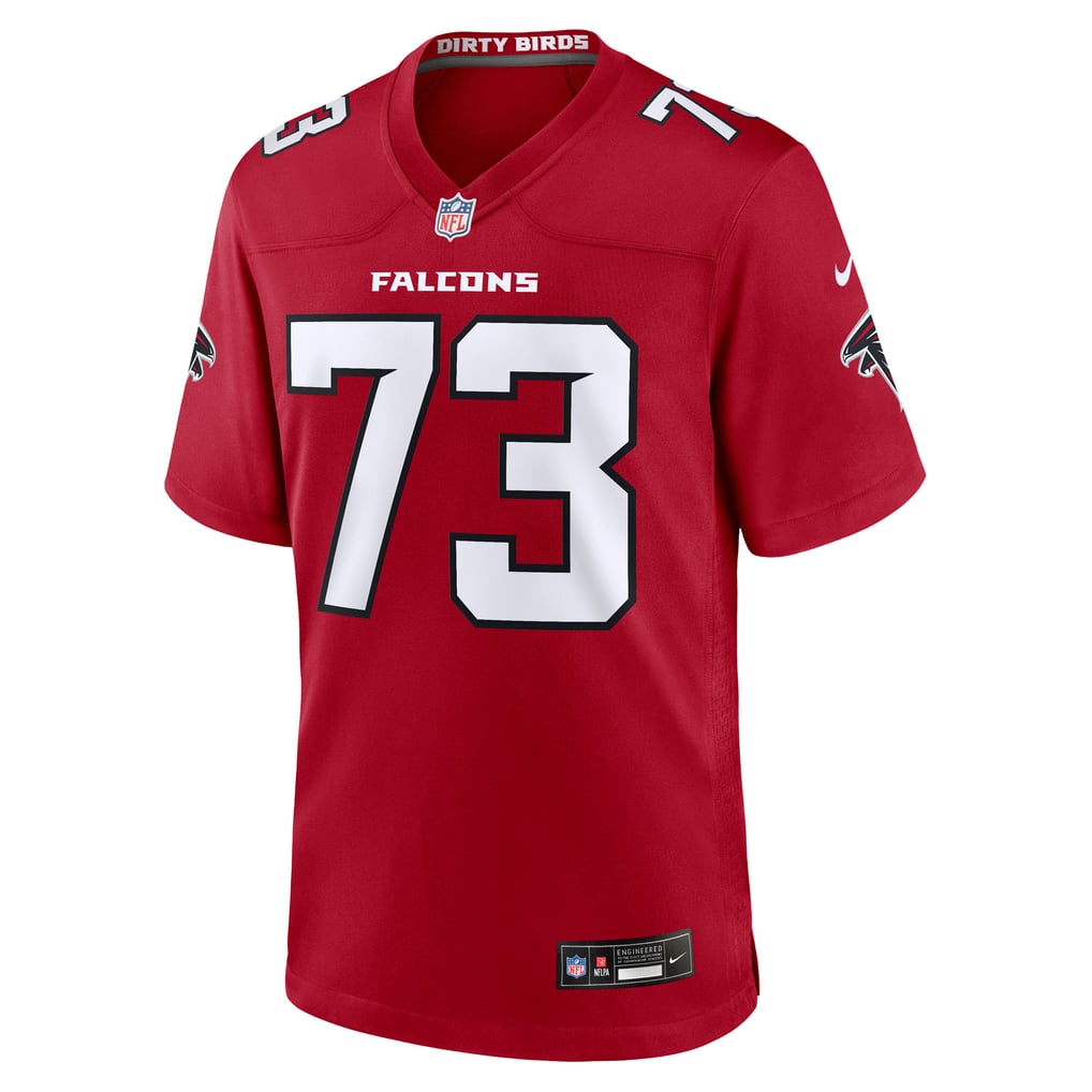 Men's Atlanta Falcons Cameron Williams Nike Red Team Game Jersey