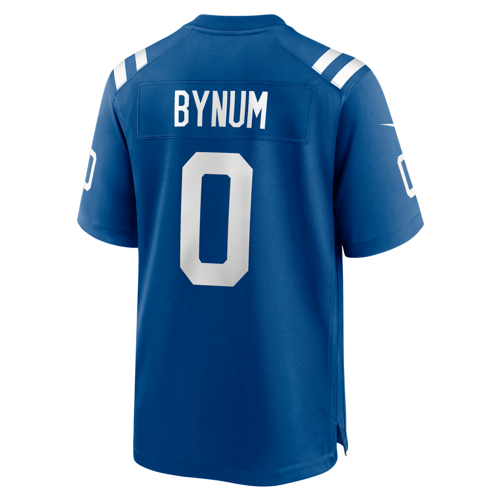Men's Indianapolis Colts Camryn Bynum Nike  Royal Team Game Jersey - Image 4