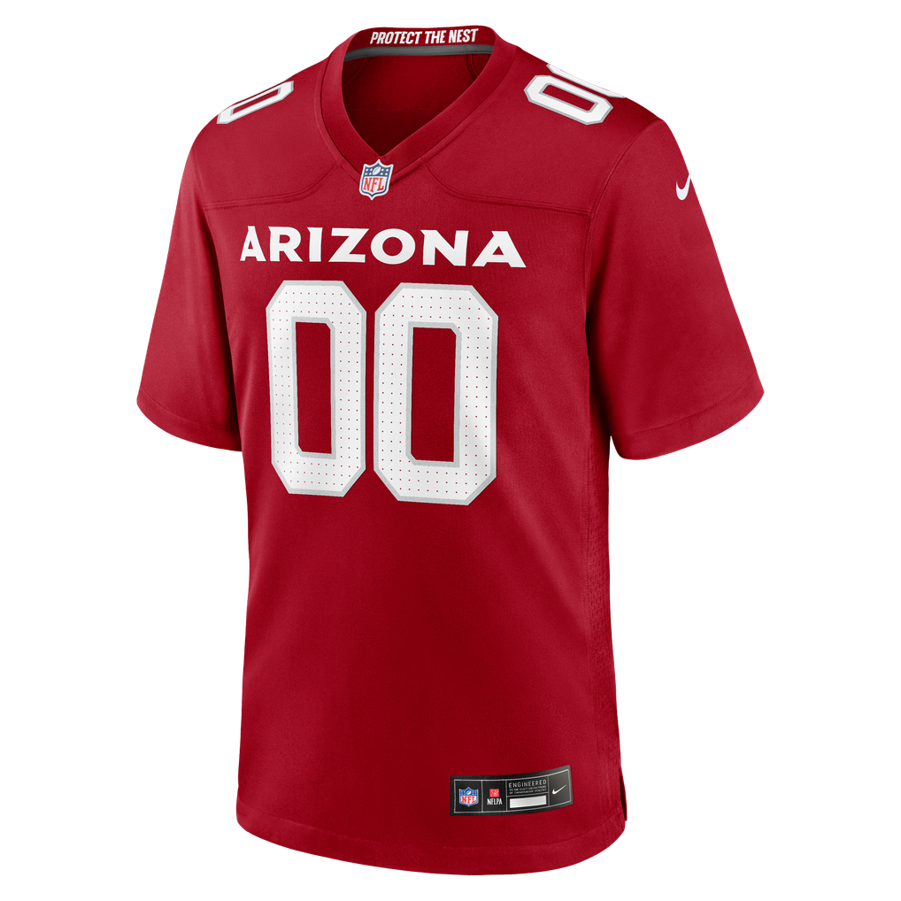 Men's Arizona Cardinals Nike Cardinal Custom Game Jersey - Image 3