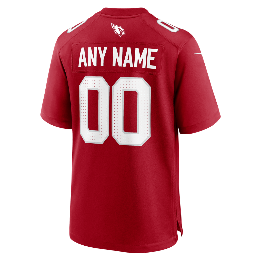 Men's Arizona Cardinals Nike Cardinal Custom Game Jersey - Image 4