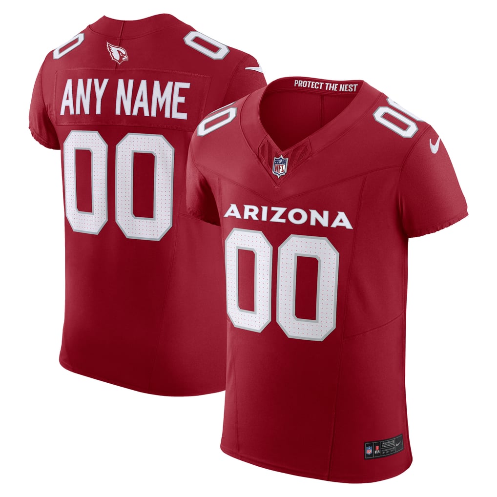 Men's Arizona Cardinals Nike Cardinal Vapor F.U.S.E. Elite Custom Jersey - Image 2