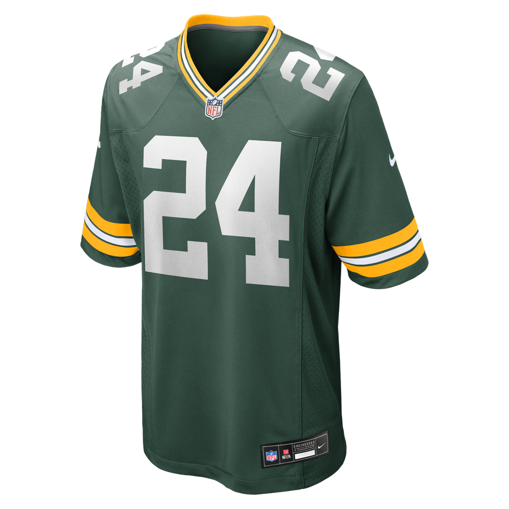 Men's Green Bay Packers Carrington Valentine Nike  Green  Game Jersey - Image 3