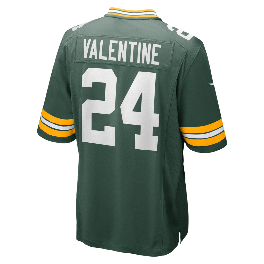 Men's Green Bay Packers Carrington Valentine Nike  Green  Game Jersey - Image 4