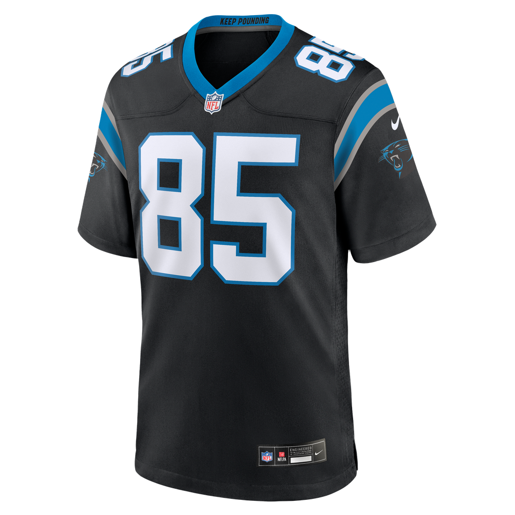 Men's Carolina Panthers Casey Washington Nike Black Team Game Jersey - Image 3