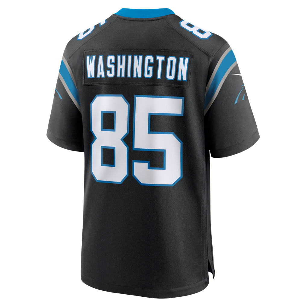 Men's Carolina Panthers Casey Washington Nike Black Team Game Jersey - Image 4