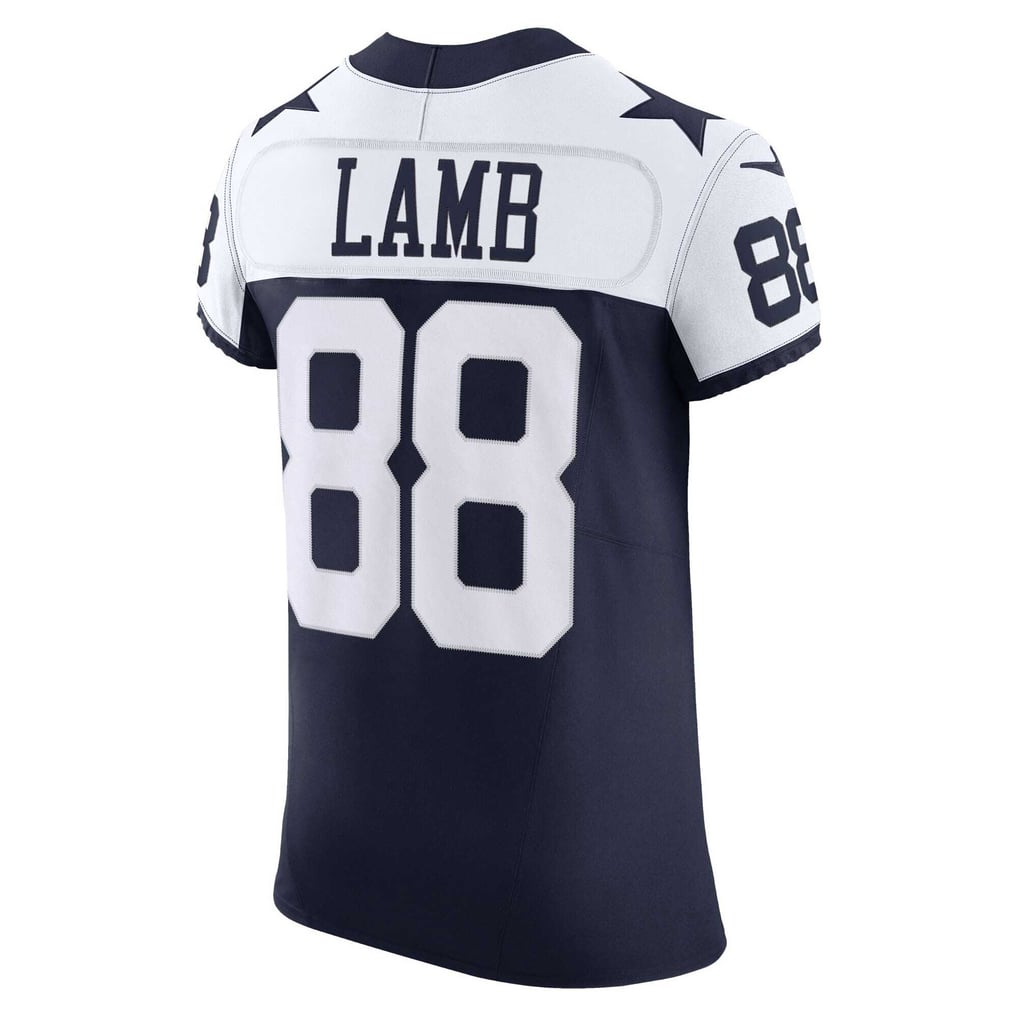 Men's Dallas Cowboys CeeDee Lamb Nike Navy Alternate Vapor F.U.S.E. Elite Jersey - Image 8