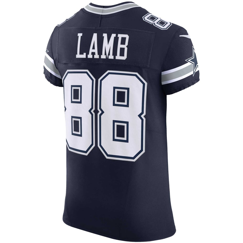 Men's Dallas Cowboys CeeDee Lamb Nike Navy Team Vapor F.U.S.E. Elite Jersey - Image 4
