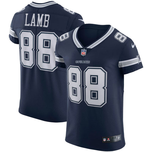Men's Dallas Cowboys CeeDee Lamb Nike Navy Vapor Elite Jersey - Image 1