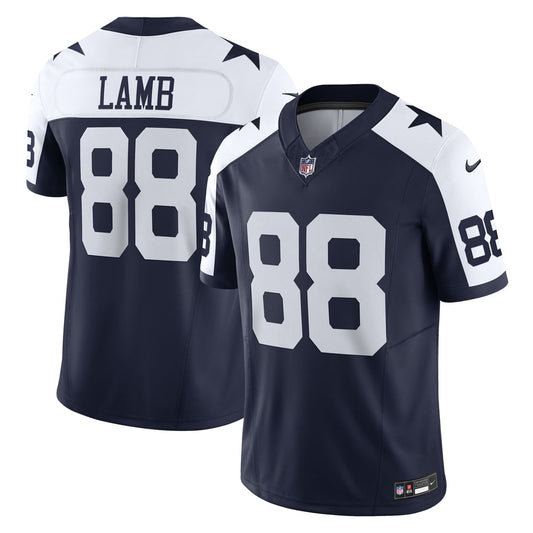 Men's Dallas Cowboys CeeDee Lamb Nike Navy Vapor F.U.S.E. Limited Jersey - Image 1