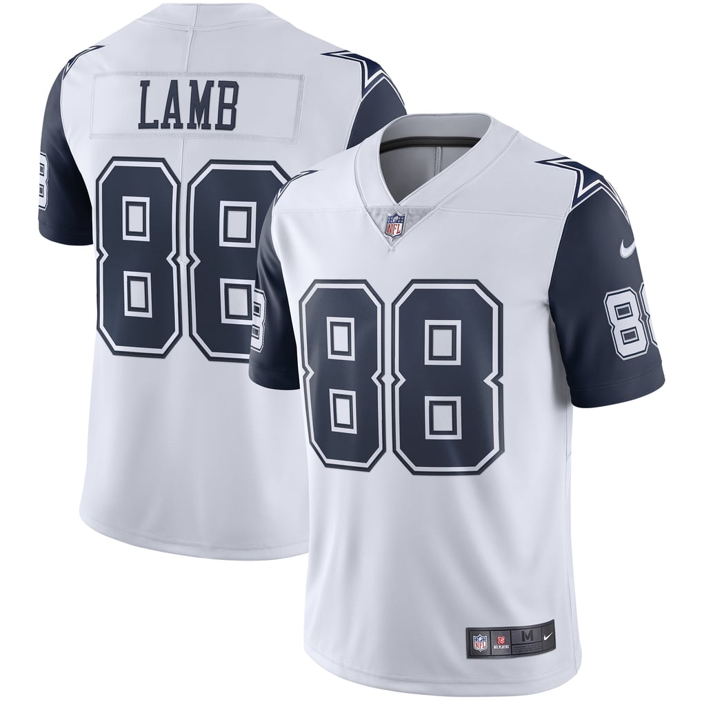 Men's Dallas Cowboys CeeDee Lamb Nike White 2nd Alternate Vapor Limited Jersey - Image 1