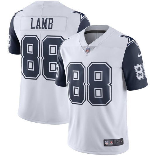 Men's Dallas Cowboys CeeDee Lamb Nike White 2nd Alternate Vapor Limited Jersey - Image 1