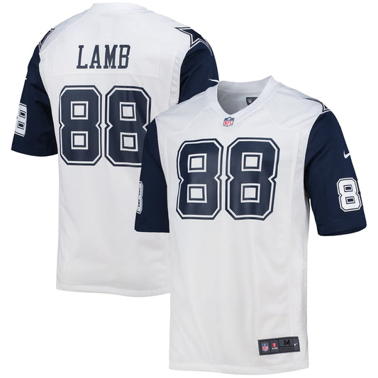 Men's Dallas Cowboys CeeDee Lamb Nike White Alternate Game Team Jersey - Image 1
