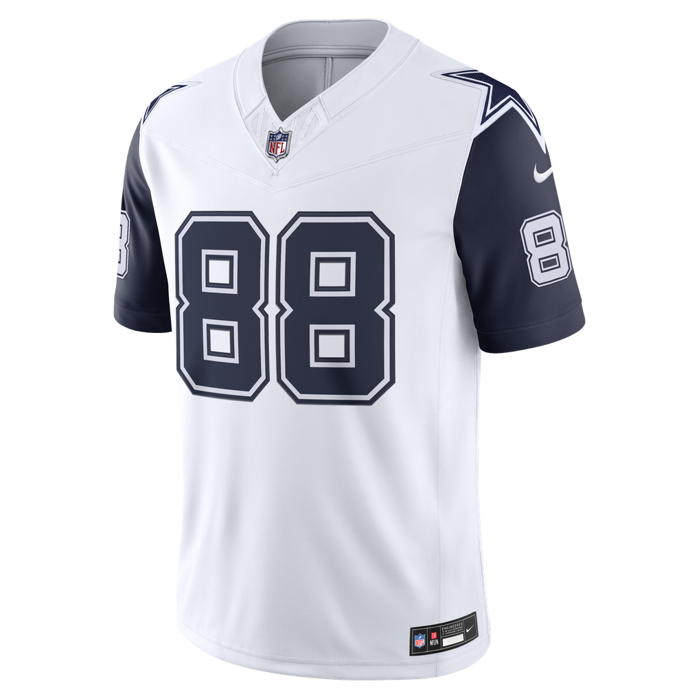 Men's Dallas Cowboys CeeDee Lamb Nike White Alternate Vapor F.U.S.E. Stitched Limited Jersey - Image 3