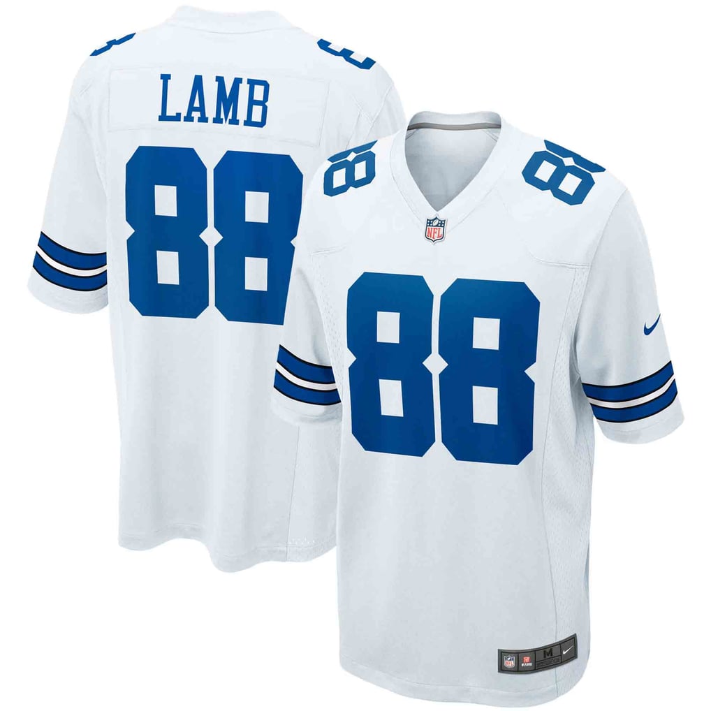 Men's Dallas Cowboys CeeDee Lamb Nike White Game Team Jersey - Image 2