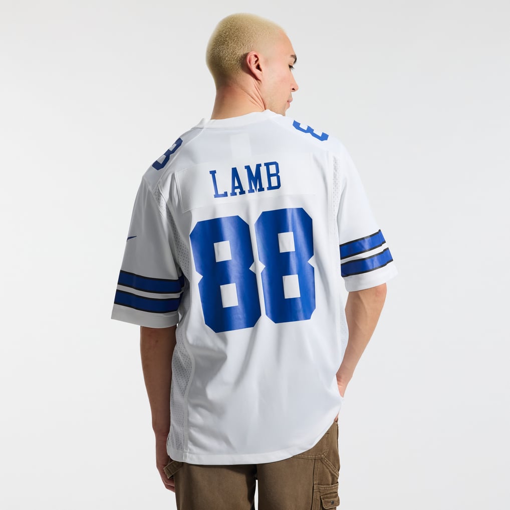 Men's Dallas Cowboys CeeDee Lamb Nike White Game Team Jersey - Image 4