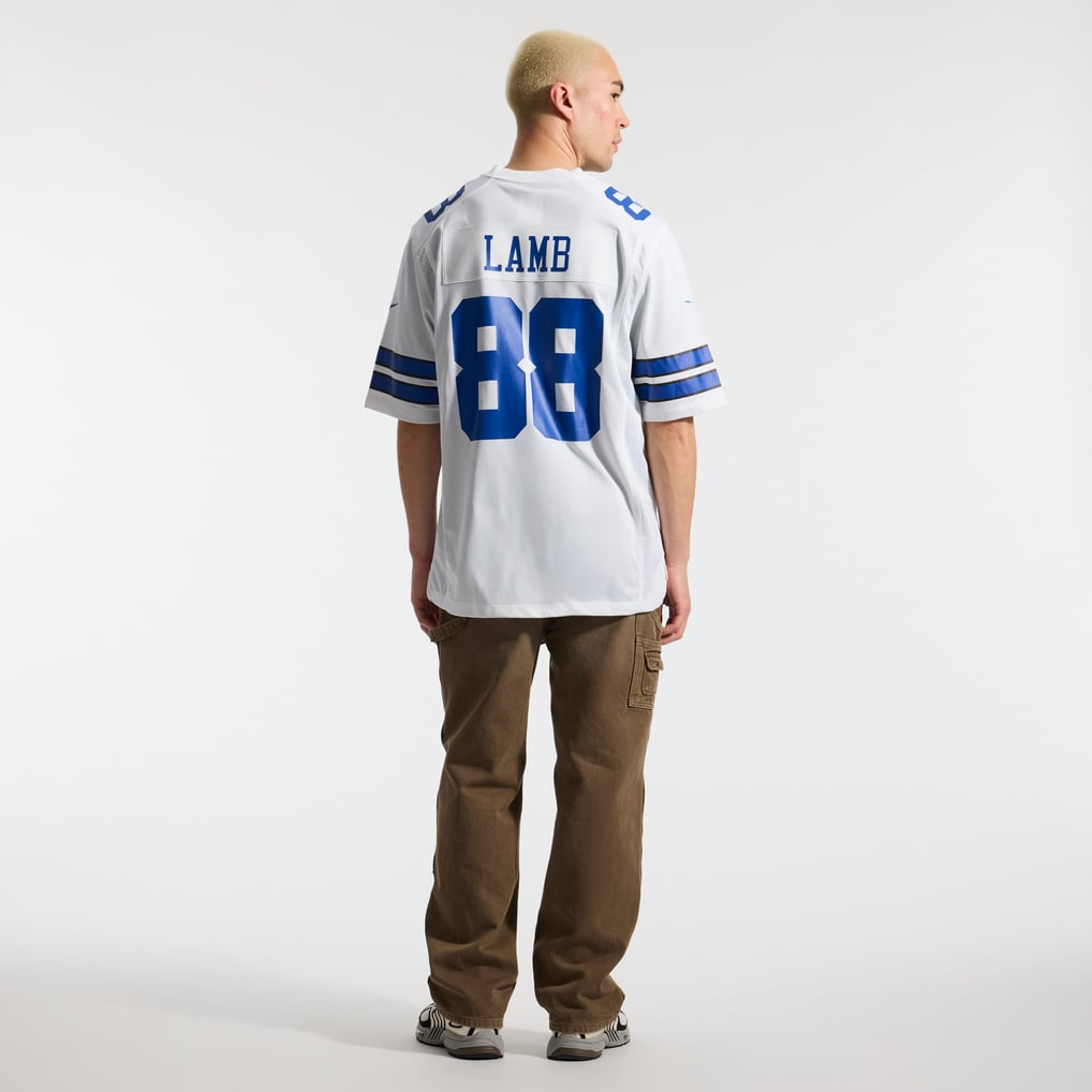 Men's Dallas Cowboys CeeDee Lamb Nike White Game Team Jersey - Image 6