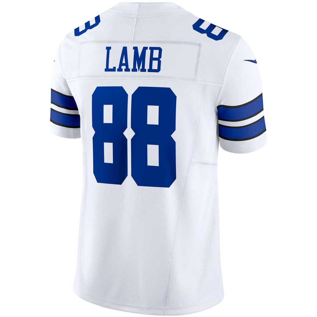 Men's Dallas Cowboys CeeDee Lamb Nike White Vapor F.U.S.E. Limited Jersey - Image 4
