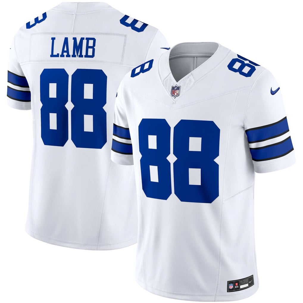 Men's Dallas Cowboys CeeDee Lamb Nike White Vapor F.U.S.E. Limited Jersey - Image 1
