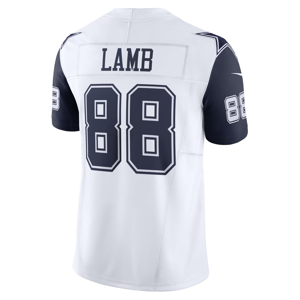 Men's Dallas Cowboys CeeDee Lamb Nike White Vapor F.U.S.E. Limited Jersey - Image 4