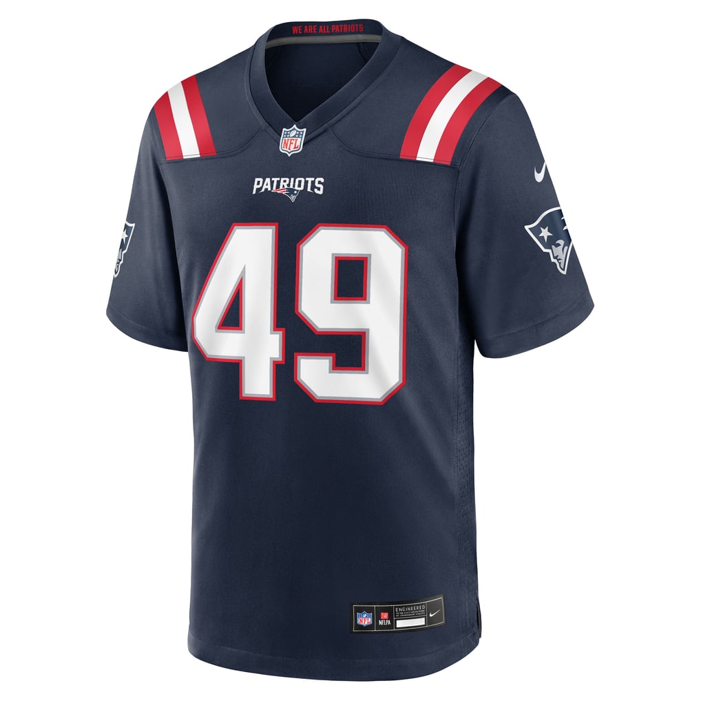 Men's New England Patriots Chad Muma Nike Navy Team Game Jersey - Image 5
