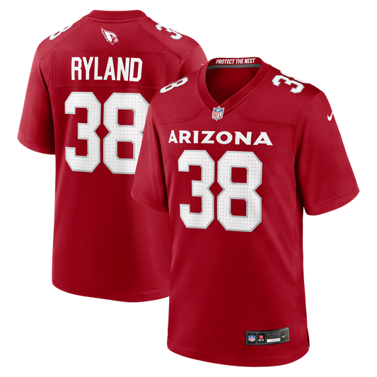 Men's Arizona Cardinals Chad Ryland Nike  Cardinal Team Game Jersey - Image 1
