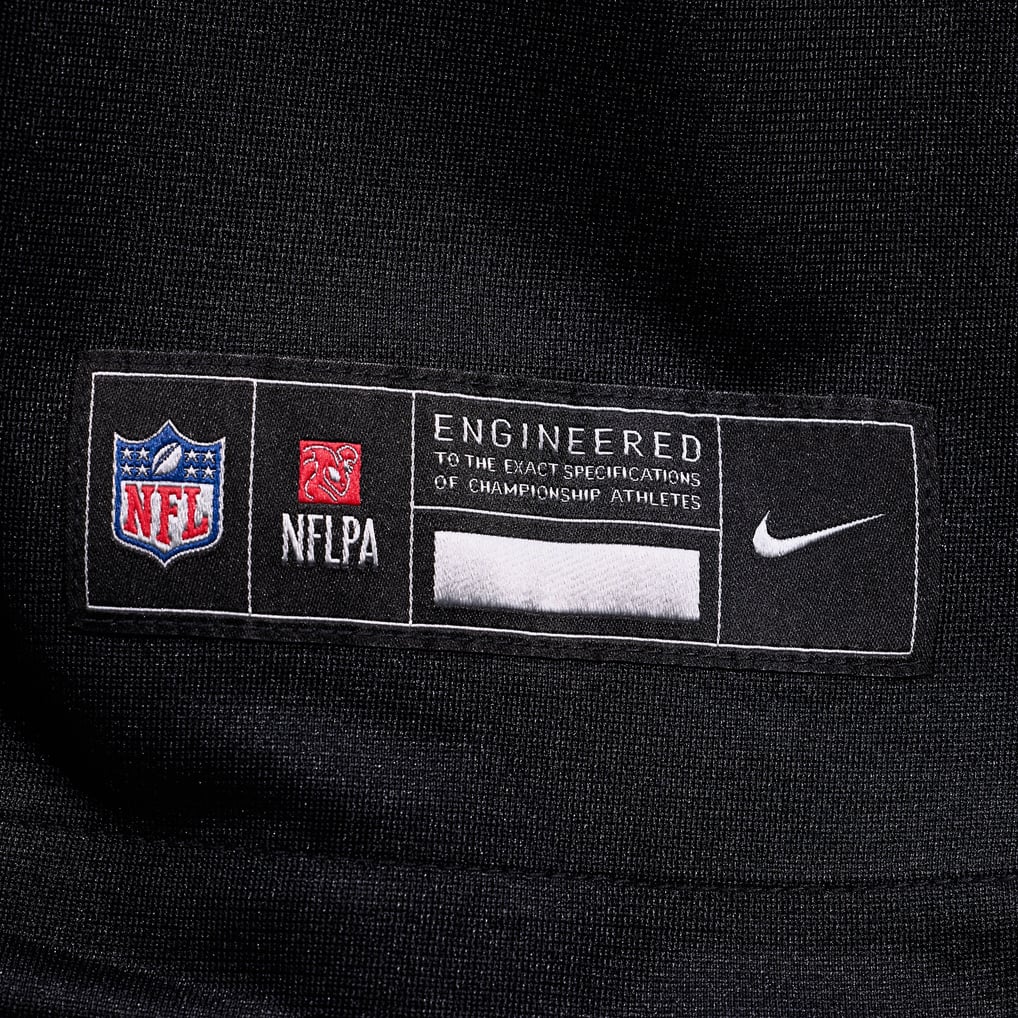 Men's Carolina Panthers Chandler Zavala Nike Black Game Jersey - Image 7