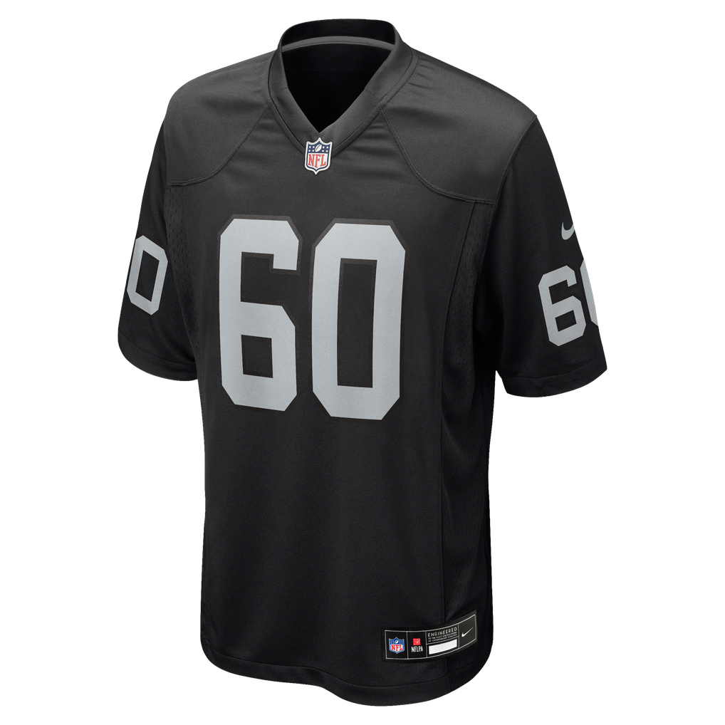 Men's Las Vegas Raiders Charles Grant Nike  Black Team Game Jersey - Image 3