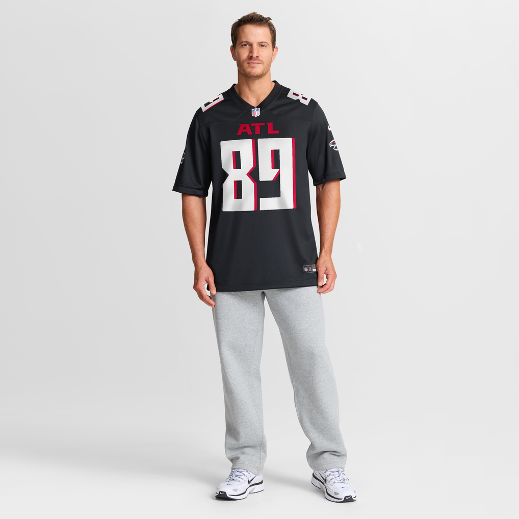 Men's Atlanta Falcons Charlie Woerner Nike Black Game Jersey