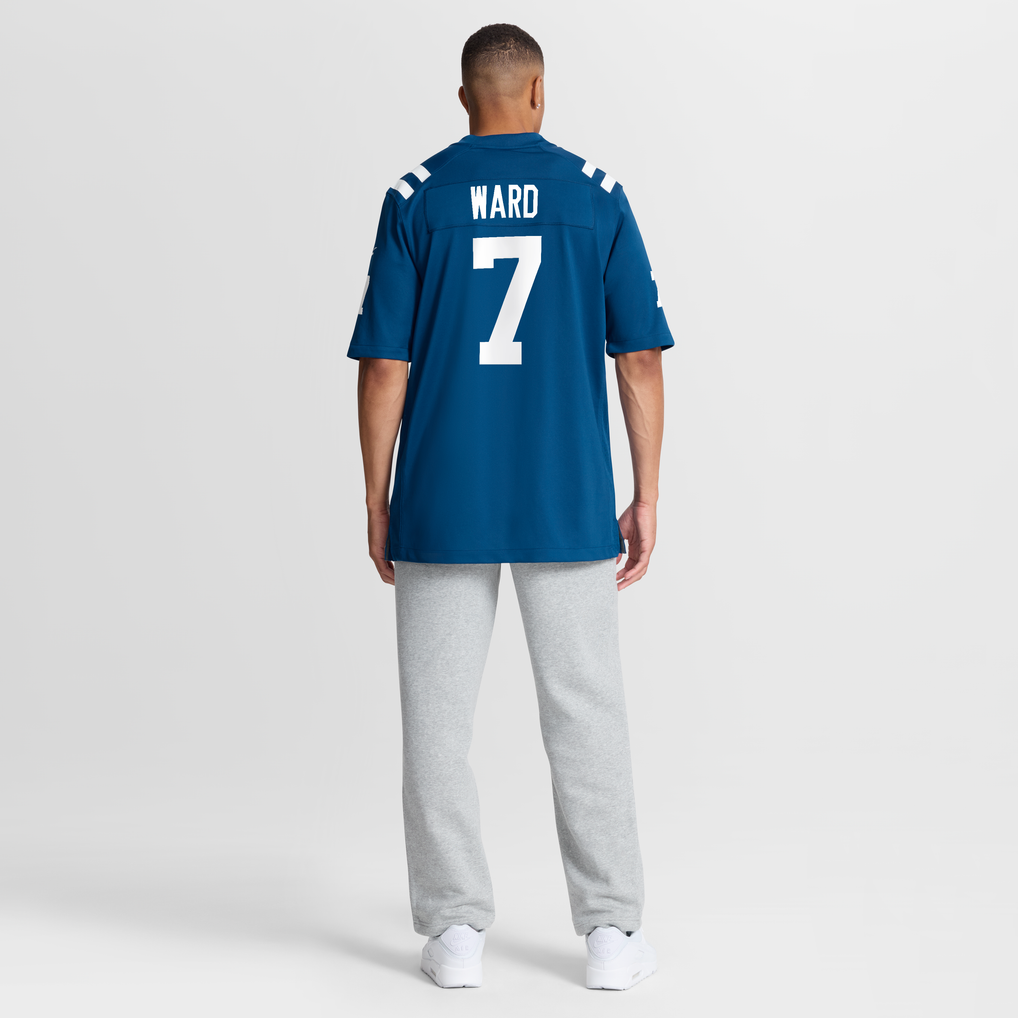 Men's Indianapolis Colts Charvarius Ward Nike  Royal Team Game Jersey - Image 9