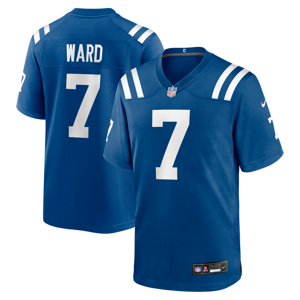 Men's Indianapolis Colts Charvarius Ward Nike  Royal Team Game Jersey - Image 1
