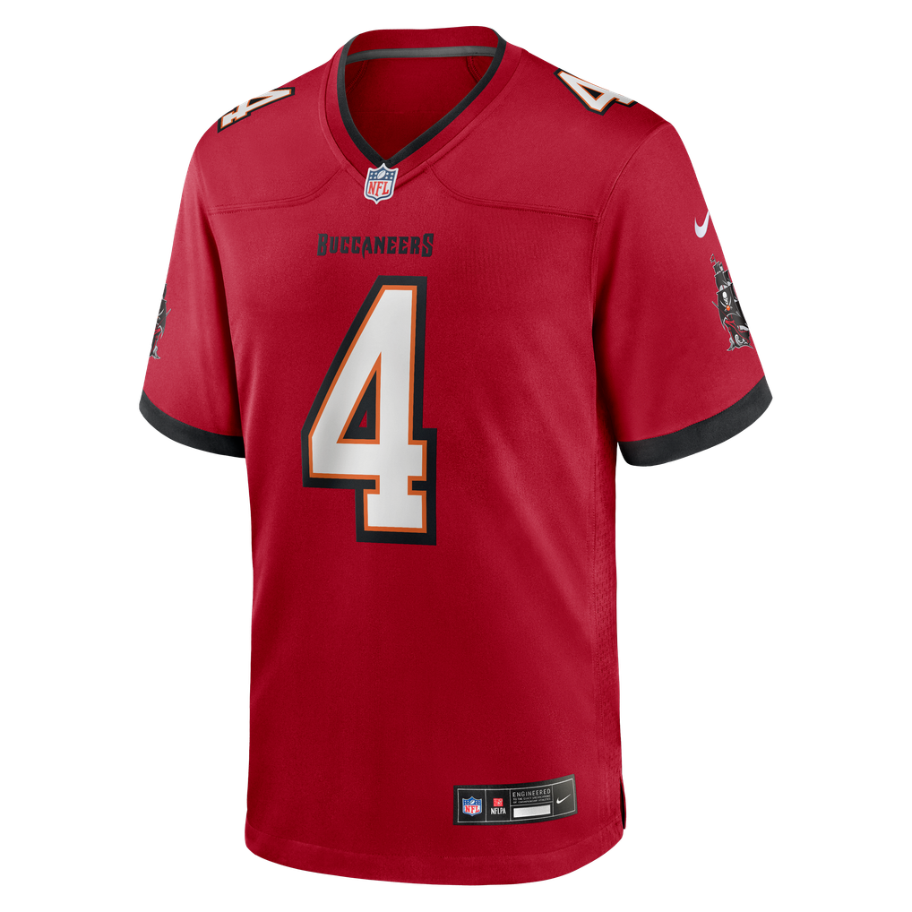 Men's Tampa Bay Buccaneers Chase McLaughlin Nike Red Game Player Jersey - Image 3