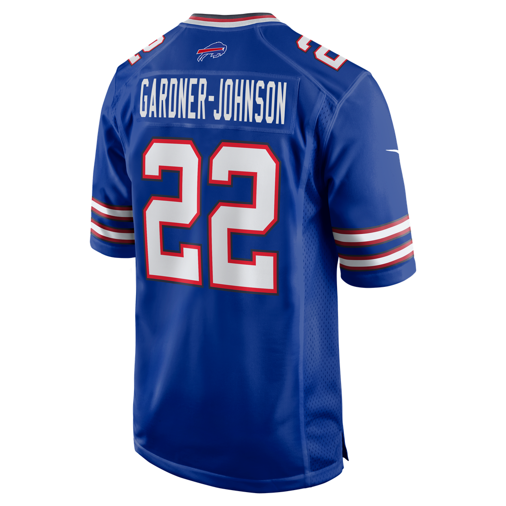 Men's Buffalo Bills Chauncey Gardner-Johnson Nike  Royal Team Game Jersey - Image 4