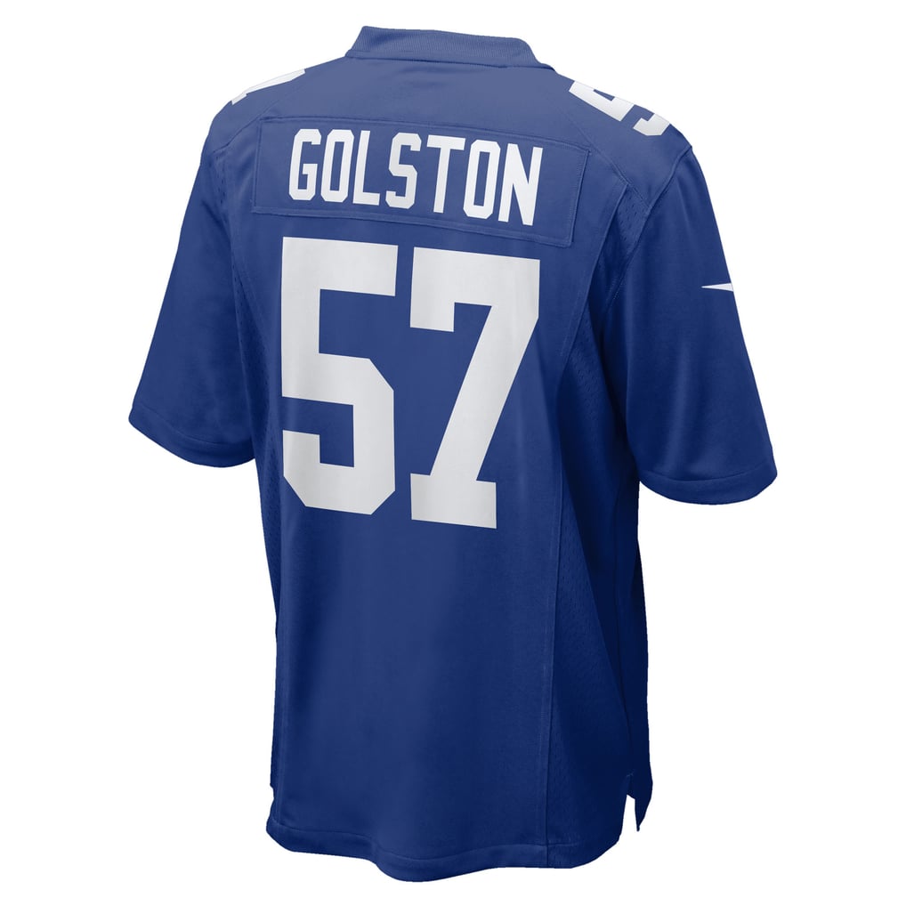 Men's New York Giants Chauncey Golston Nike  Royal Team Game Jersey - Image 4