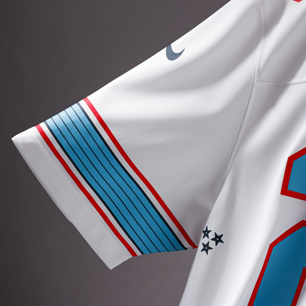 Men's Tennessee Titans Chimere Dike Nike  White Game Jersey - Image 6