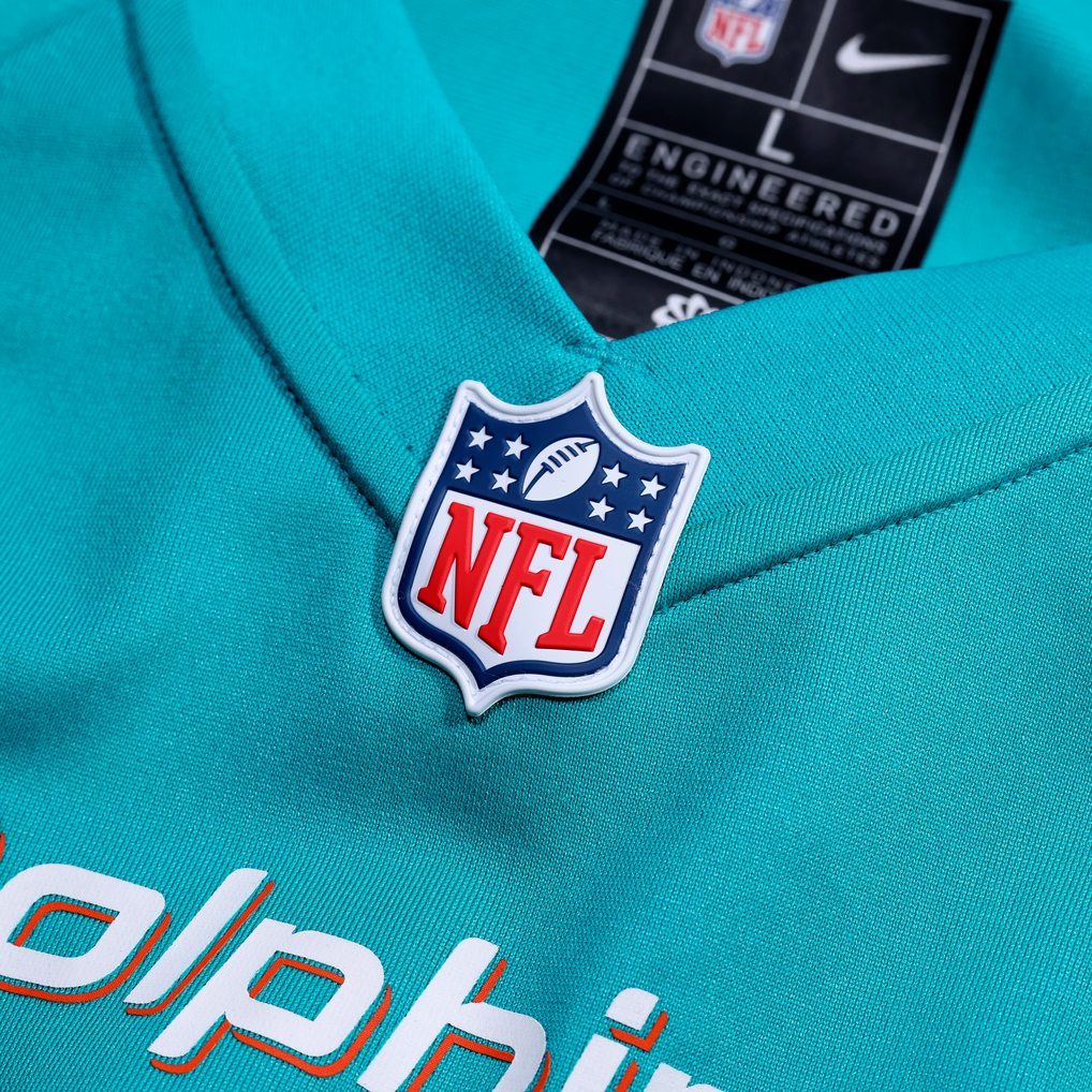 Men's Miami Dolphins Chop Robinson Nike  Aqua  Game Jersey - Image 5