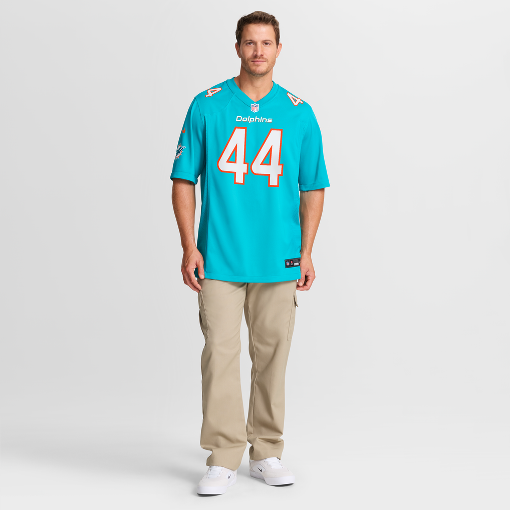 Men's Miami Dolphins Chop Robinson Nike Aqua  Player Game Jersey - Image 8