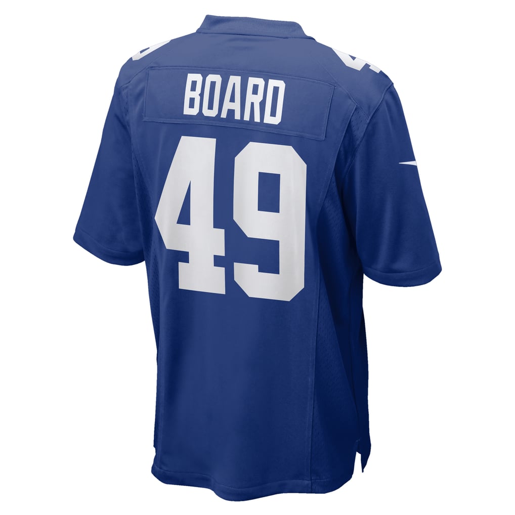 Men's New York Giants Chris Board Nike  Royal Team Game Jersey - Image 4