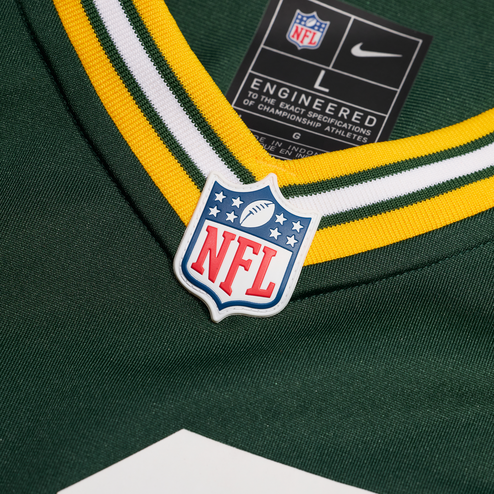 Men's Green Bay Packers Chris Brooks Nike  Green Team Game Jersey - Image 5