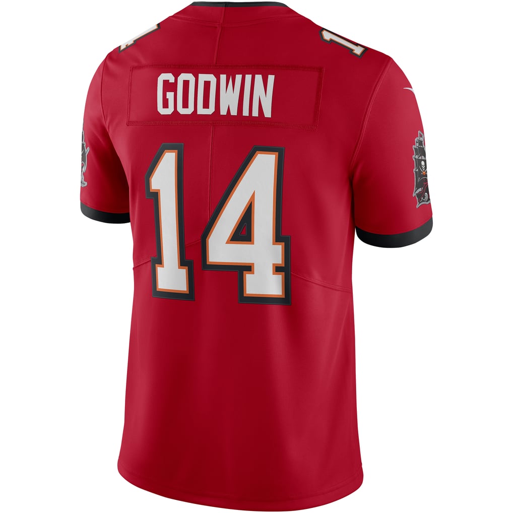 Men's Tampa Bay Buccaneers Chris Godwin Nike Red Vapor Limited Jersey - Image 4