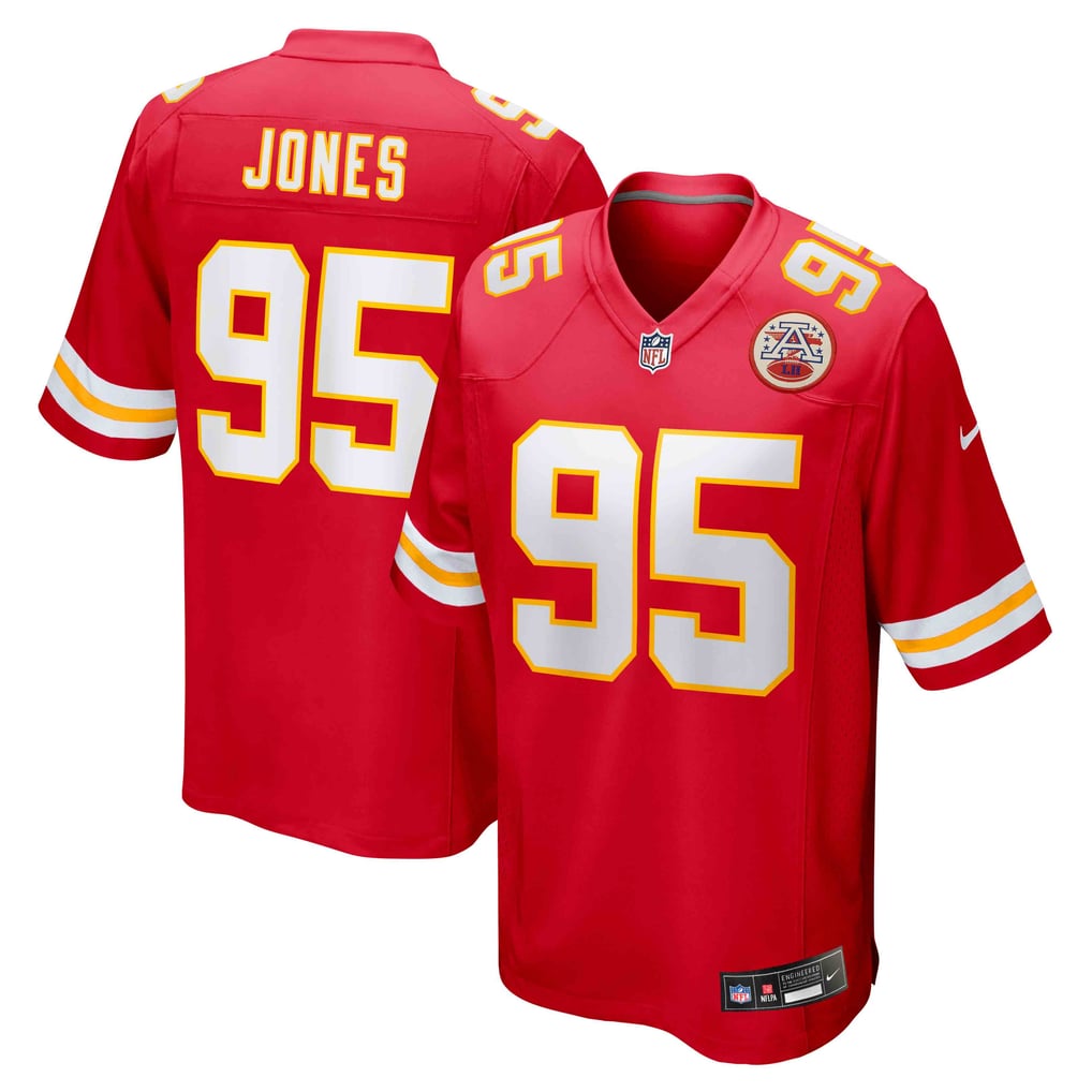 Men's Kansas City Chiefs Chris Jones Nike Red Game Jersey - Image 1