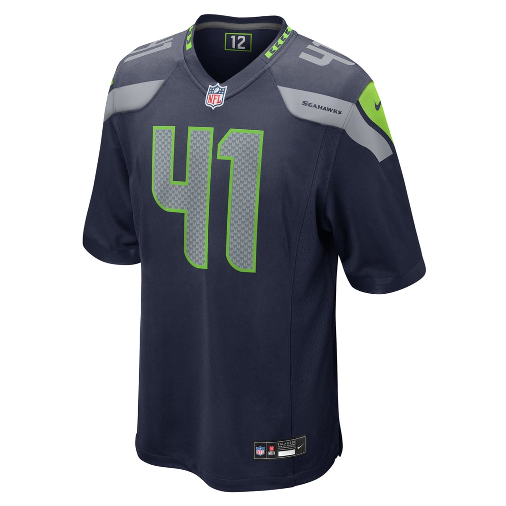 Men's Seattle Seahawks Chris Stoll Nike  College Navy  Game Jersey - Image 3