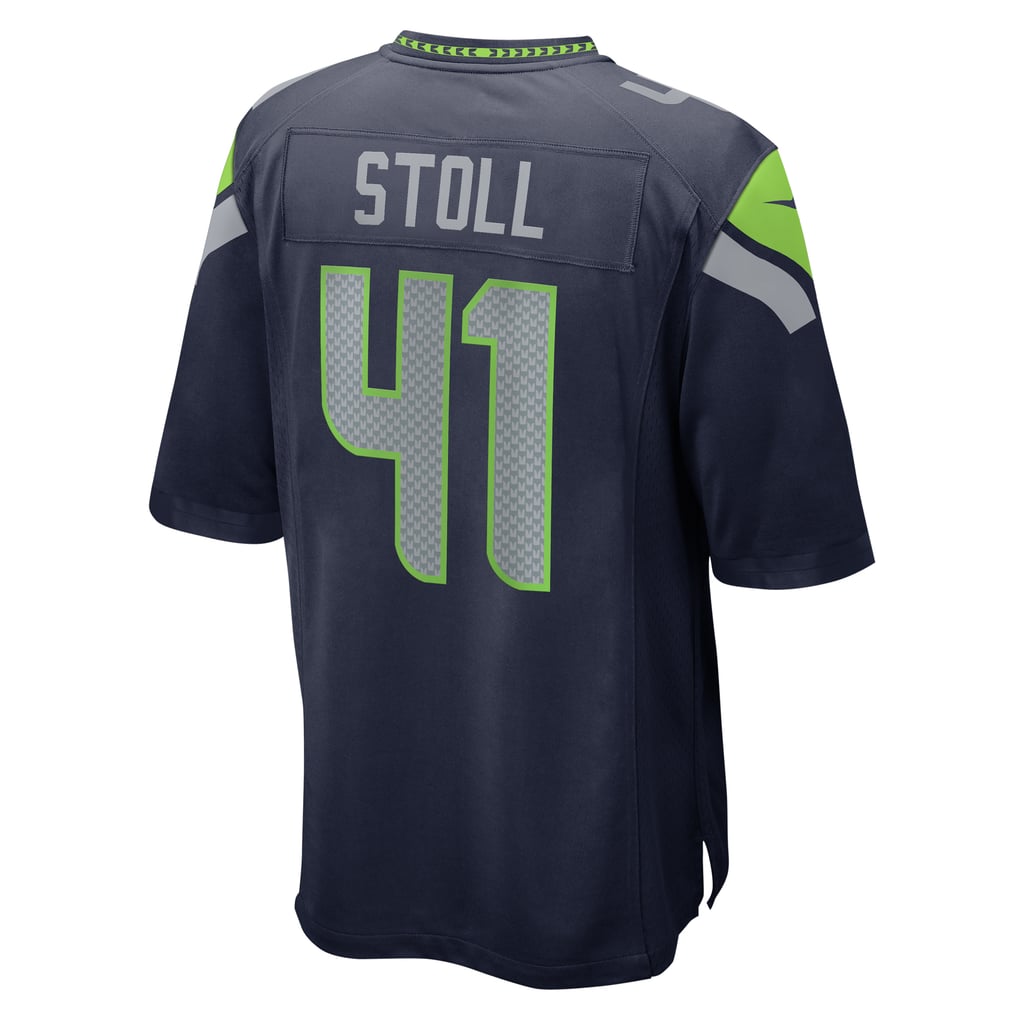 Men's Seattle Seahawks Chris Stoll Nike  College Navy  Game Jersey - Image 4