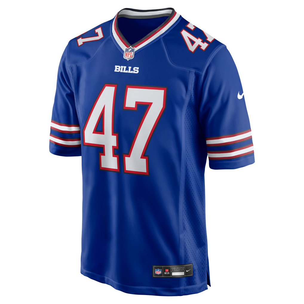 Men's Buffalo Bills Christian Benford Nike Royal Game Jersey - Image 3