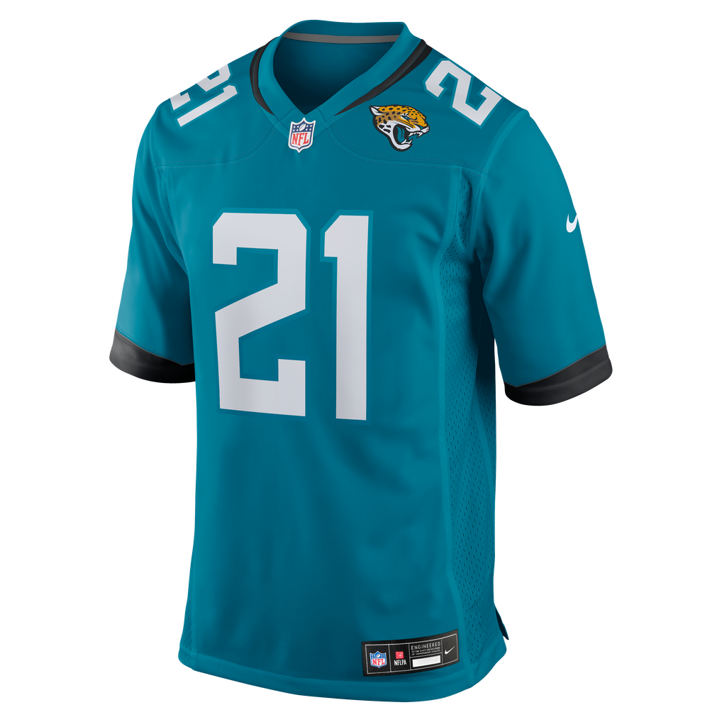 Men's Jacksonville Jaguars Christian Braswell Nike  Teal Team Game Jersey - Image 3